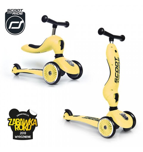 Scoot and Ride Highwaykick 1 - 2w1 Jeździk i Hulajnoga 1-5 Lat | Lemon